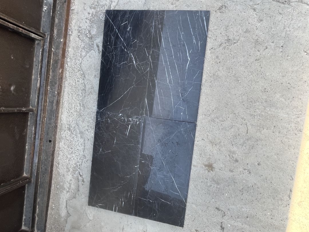 Təbii qara mərmər plitə (60×30 sm, 18 mm) - 1